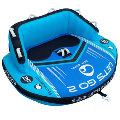Spinera Let's Go 2 Towable 2 Person Tube Front Left Side View