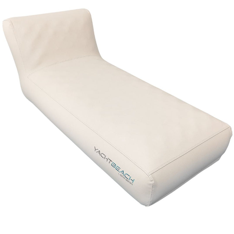 Yachtbeach Marine Leather Lounger 1.60 Front Left Side View