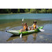 2 People Sitting in Aqua Marina Betta 412 Inflatable Kayak in Water