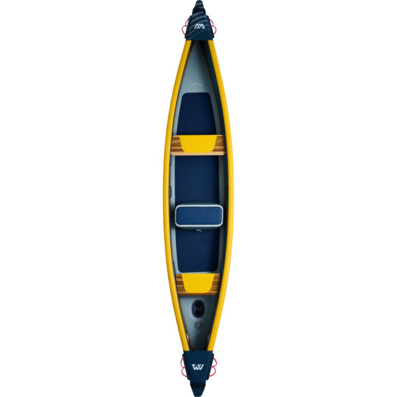 Aqua Marina Tomahawk Air-C Inflatable Canoe with 3 Seats Top View