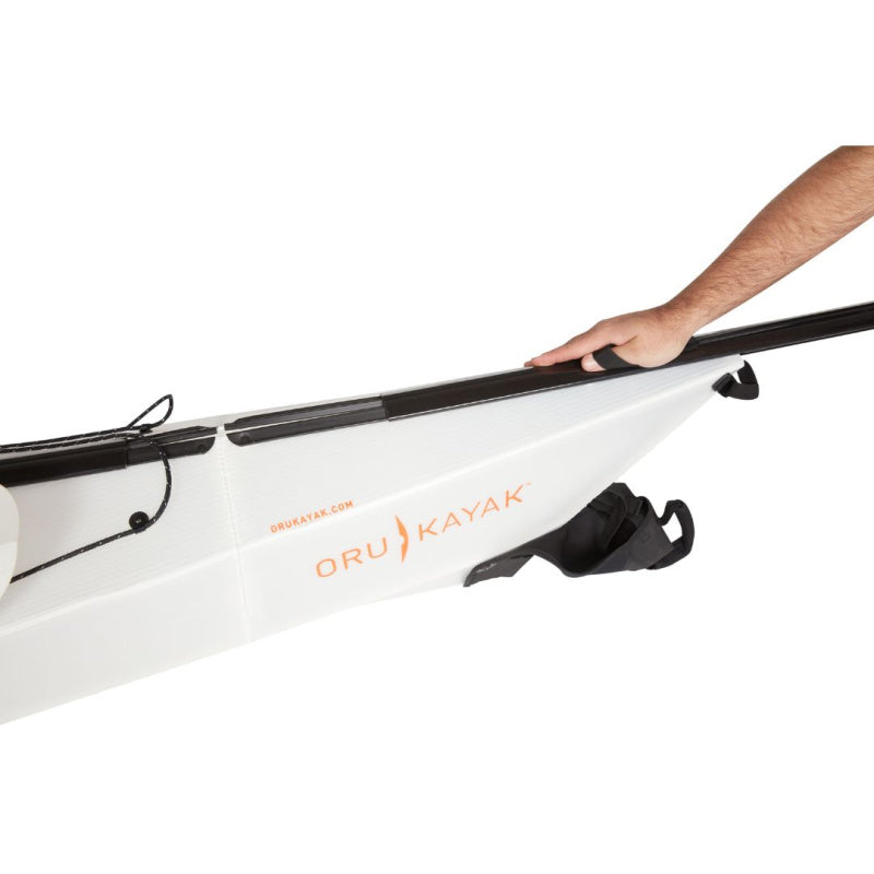 Close Up View of the Front of the Oru Kayak Coast XT Being Put Together