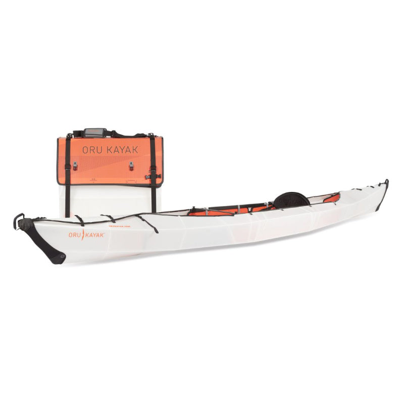 Foldable Oru Kayak Haven TT with 1 Seat and Carrying Case Side View