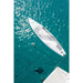 Top View of Sipaboards Drive Tourer Electric SUP in Ocean with Fish Underneath