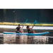 Man and Woman Paddling Spinera Adriatic 140 Inflatable Kayak Right Side View