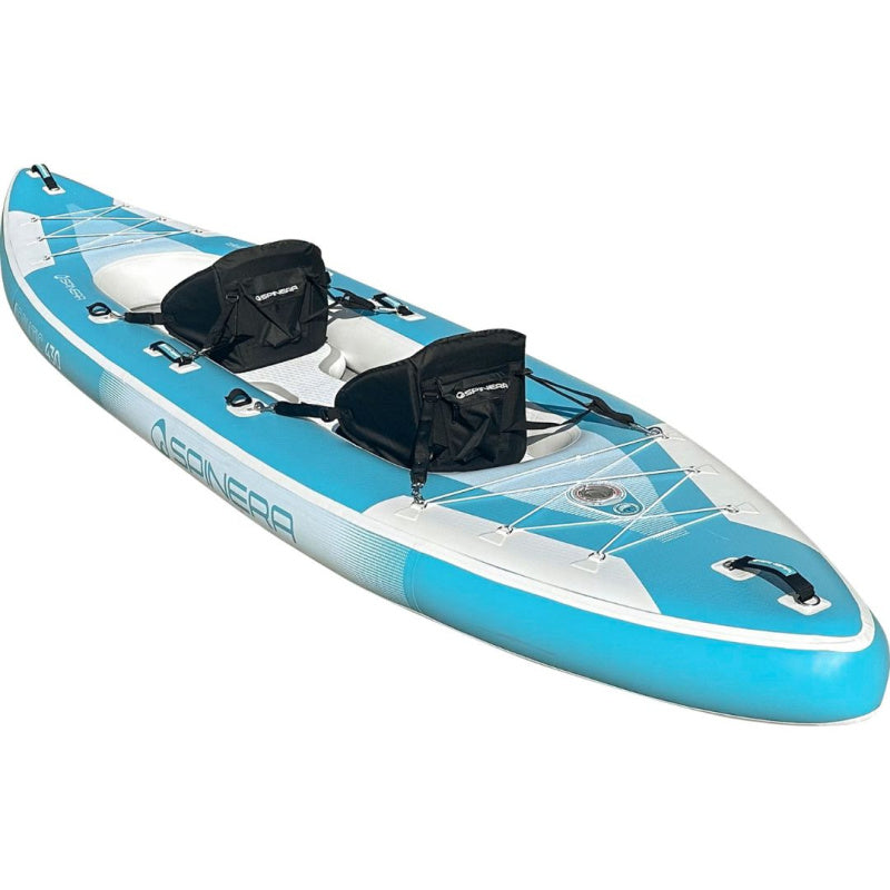 Spinera Adriatic 140 Inflatable Kayak Back Left Side View