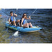 Spinera Kenai Inflatable Kayak Canoe - Man & Woman Paddling Right Side View