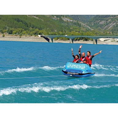 Spinera Let's Go 3 Towable 3 Person Tube - 3 People Riding Tube Chariot Style