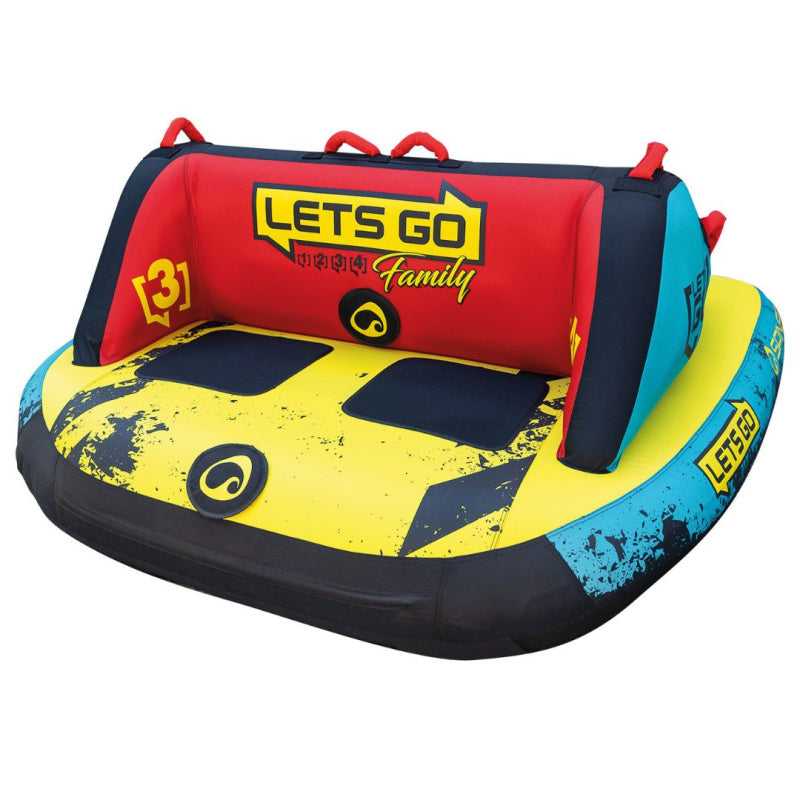 Spinera Let's Go 4 Family Towable 4 Person Tube Back View