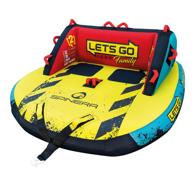 Spinera Let's Go 4 Family Towable 4 Person Tube Front View