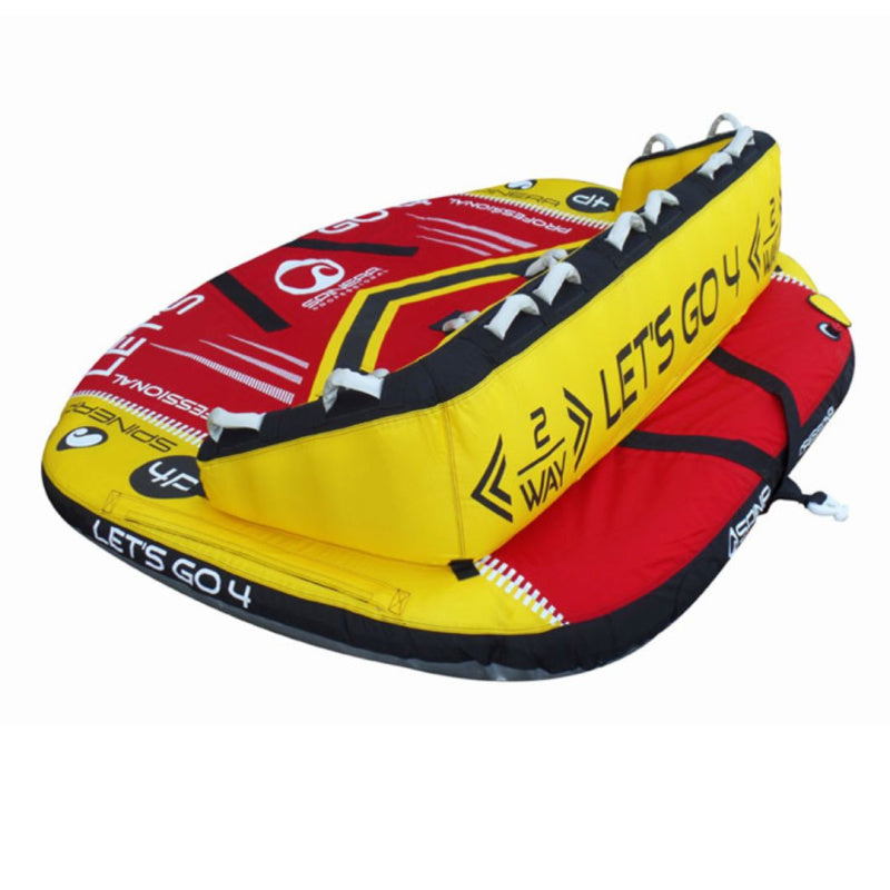 Spinera Professional Lets Go 4 Towable 4 Person Tube Back Right Side View