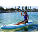 Spinera SUP-Kayak 100 - Man Sitting Paddling Left Side View