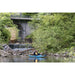 Spinera Tenaya 120 Inflatable Kayak - Woman Paddling Far Right Side View