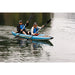 Man and Woman Paddling Spinera Tenaya 140 Inflatable Kayak Right Side View 