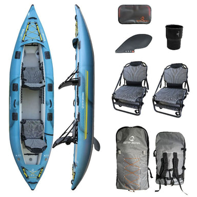 Spinera Kenai 130 Inflatble Kayak for 1-2 People with Accessories