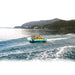 Spinera Professional Flight 4 Towable 4 Person Tube - Front Left Side View of 4 Kids Riding Tube