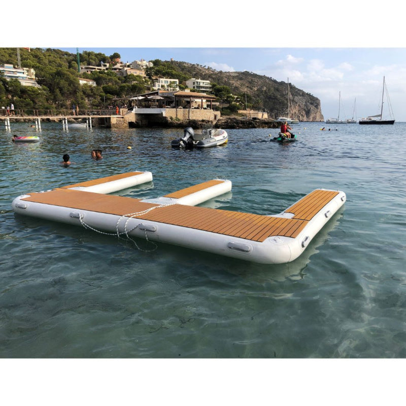 Yachtbeach Jet Ski Dock Double 4.10 - Front View of Dock in Water