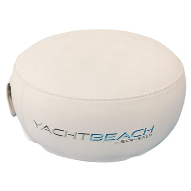 Yachtbeach Marine Leather Stool 60 Front View