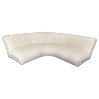Yachtbeach Marine Leather Air Sofa Corner 1.60 Front View